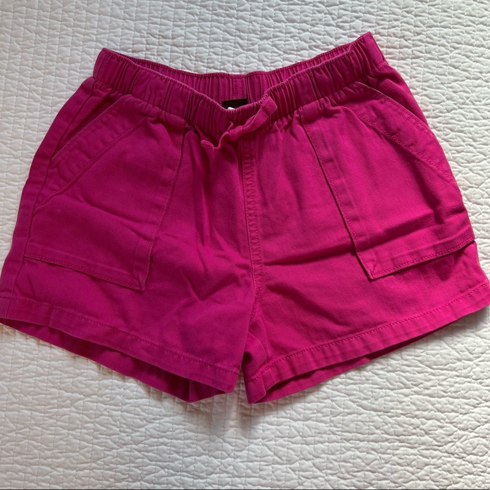 Tea Collection summer shorts in pink fuschia girls size 8